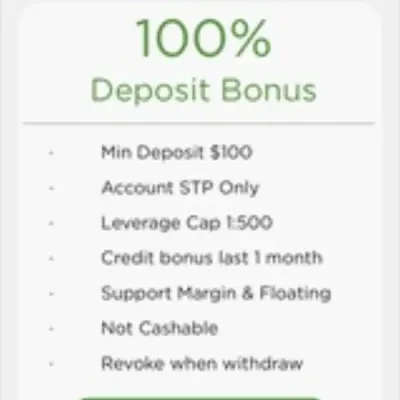 100% Deposit Bonus - Support Floating