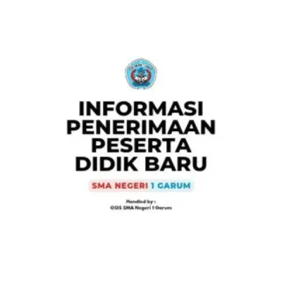 PPDB SMA NEGERI 1 GARUM