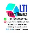 @LearnTInvest ™ Learn To Invest - LTI ©️ BIDYUT BISWAS / SEBI Reg RA