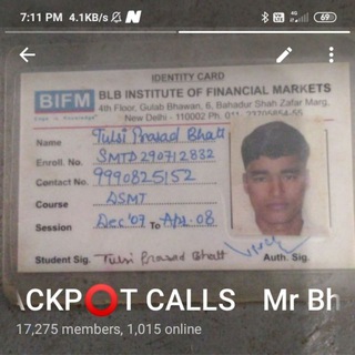 Mr Bhatt NIFTY JACKP⭕T CALLS